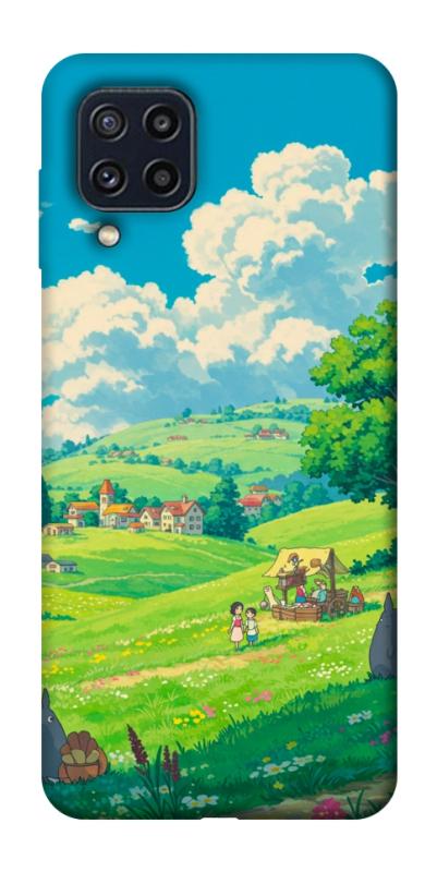 Чехол itsPrint Miyazaki landscape для Samsung Galaxy M32, аниме, купить оптом с доставкой