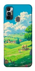 Чехол itsPrint Miyazaki landscape для TECNO Spark 7