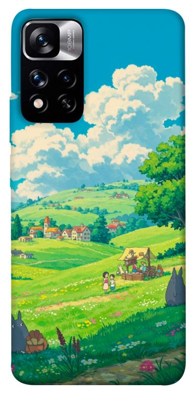 Чехол itsPrint Miyazaki landscape для Xiaomi Poco M4 Pro 5G, аниме, купить оптом с доставкой