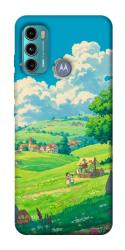 Чехол itsPrint Miyazaki landscape для Motorola Moto G60