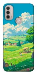 Чехол itsPrint Miyazaki landscape для Motorola Moto E40