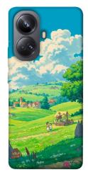 Чехол itsPrint Miyazaki landscape для Realme 10 Pro+