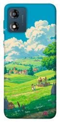 Чехол itsPrint Miyazaki landscape для Motorola Moto E13