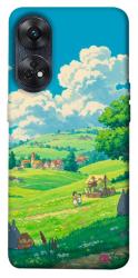 Чехол itsPrint Miyazaki landscape для Oppo Reno 8 T 4G