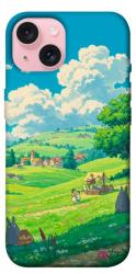 Чехол itsPrint Miyazaki landscape для Apple iPhone 15 (6.1")