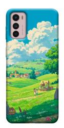 Чехол itsPrint Miyazaki landscape для Motorola Moto G42