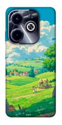 Чехол itsPrint Miyazaki landscape для Infinix Hot 40i