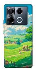 Чехол itsPrint Miyazaki landscape для Infinix Note 40 Pro 4G
