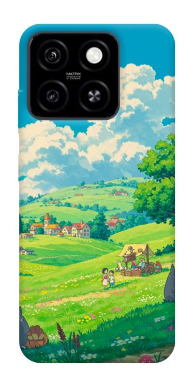 Чохол itsPrint Miyazaki landscape для ZTE Blade A55 4G, аніме, купити оптом з доставкою