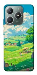 Чехол itsPrint Miyazaki landscape для Realme C61 4G