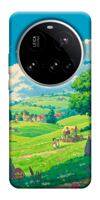 Чехол itsPrint Miyazaki landscape для Xiaomi 15 Ultra, аниме, купить оптом с доставкой