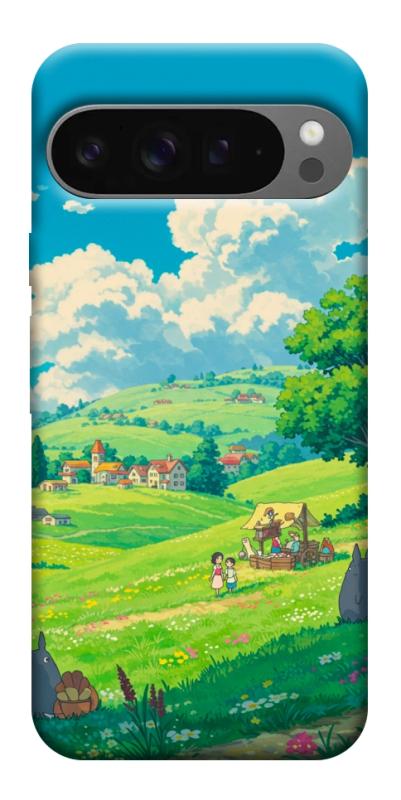 Чехол itsPrint Miyazaki landscape для Google Pixel 10 Pro XL, аниме, купить оптом с доставкой