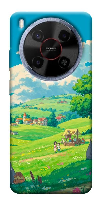 Чехол itsPrint Miyazaki landscape для ZTE Nubia V70 Max, аниме, купить оптом с доставкой