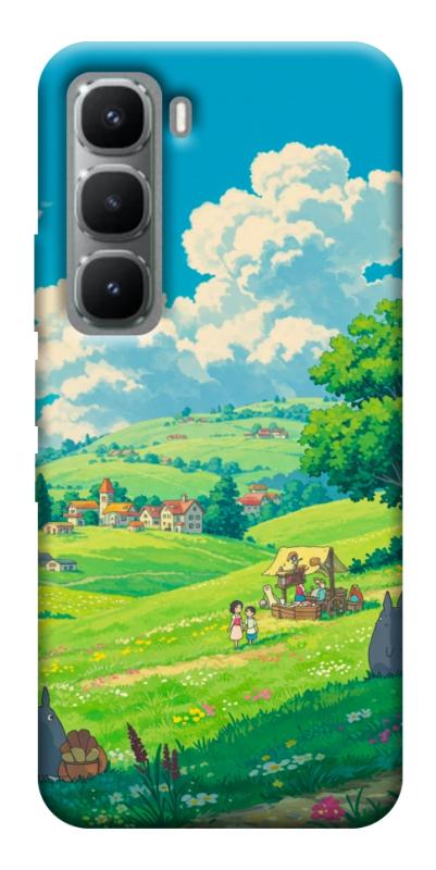 Чехол itsPrint Miyazaki landscape для Infinix Hot 60 Pro, аниме, купить оптом с доставкой