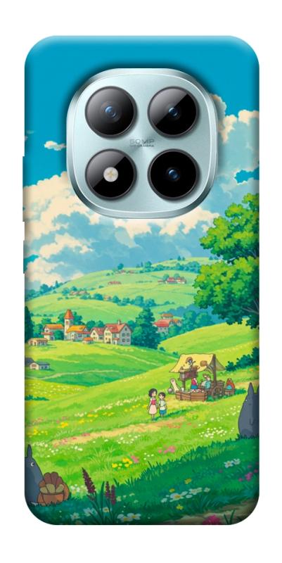 Чехол itsPrint Miyazaki landscape для Xiaomi Redmi Note 15 Pro+ 5G, аниме, купить оптом с доставкой