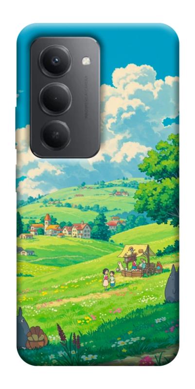 Чехол itsPrint Miyazaki landscape для Xiaomi Redmi 15 (Global), аниме, купить оптом с доставкой