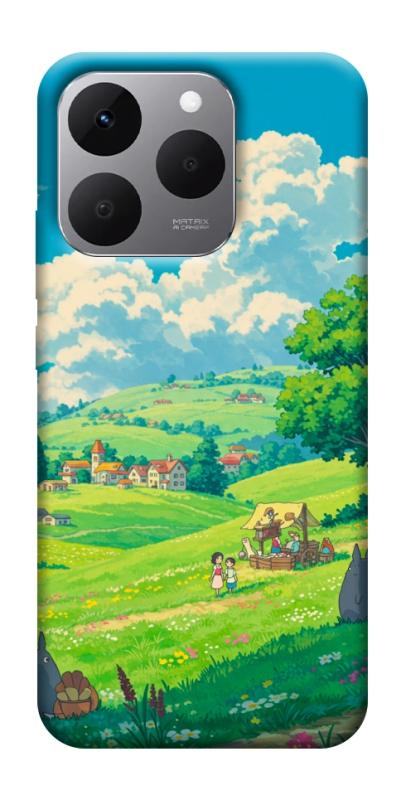 Чохол itsPrint Miyazaki landscape для Realme 15T, аніме, купити оптом з доставкою