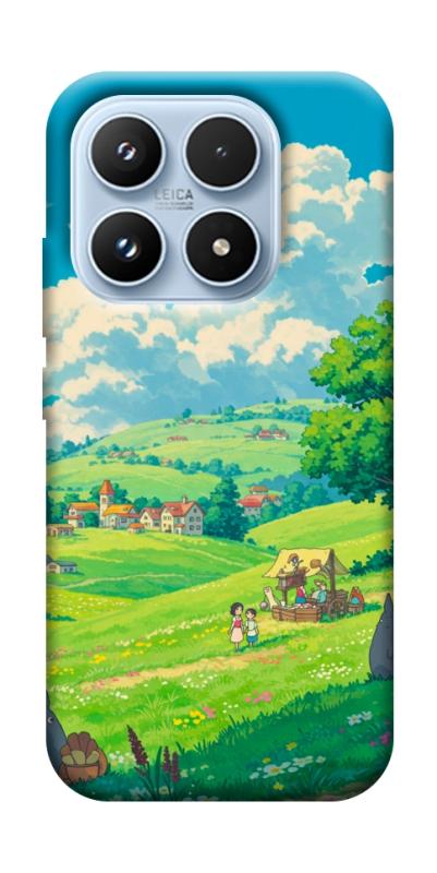Чехол itsPrint Miyazaki landscape для Xiaomi 17 Pro, аниме, купить оптом с доставкой