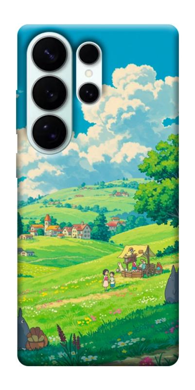 Чохол itsPrint Miyazaki landscape для Samsung Galaxy S26 Ultra, аніме, купити оптом з доставкою