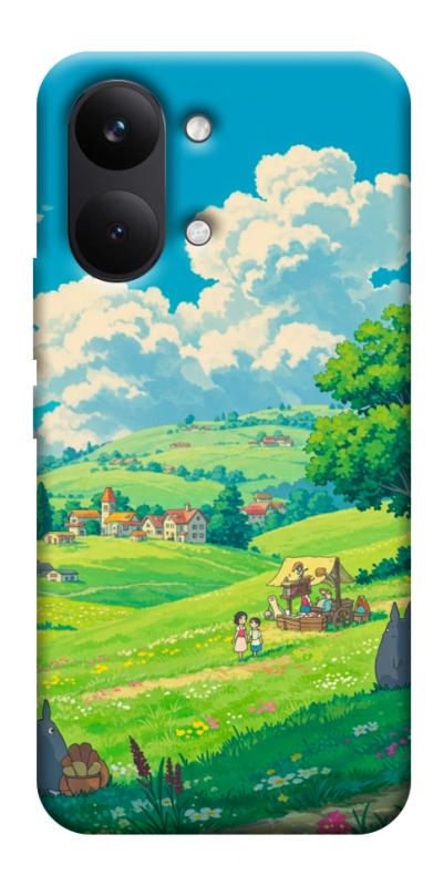 Чехол itsPrint Miyazaki landscape для Xiaomi Poco X8 Pro Max, аниме, купить оптом с доставкой