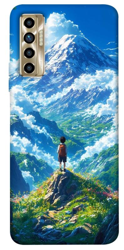 Чехол itsPrint Mountain landscape для TECNO Camon 17P, аниме, купить оптом с доставкой