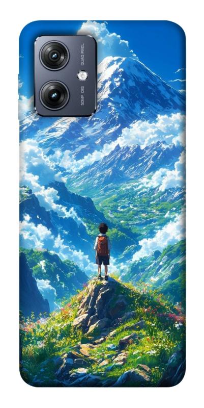 Чехол itsPrint Mountain landscape для Motorola Moto G54, аниме, купить оптом с доставкой