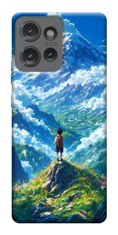 Чехол itsPrint Mountain landscape для Motorola Edge 50, аниме, купить оптом с доставкой