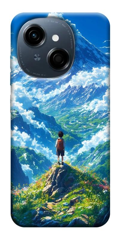 Чехол itsPrint Mountain landscape для TECNO Spark Go 1, аниме, купить оптом с доставкой
