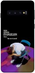 Чехол itsPrint Shinji sitting in the dark для Samsung Galaxy S10