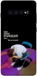 Чехол itsPrint Shinji sitting in the dark для Samsung Galaxy S10+