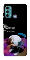 Чехол itsPrint Shinji sitting in the dark для Motorola Moto G60