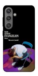 Чехол itsPrint Shinji sitting in the dark для Samsung Galaxy S24