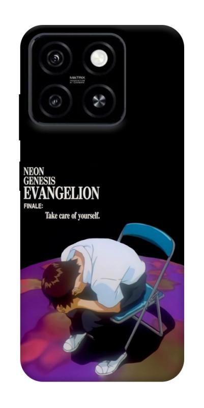 Чохол itsPrint Shinji sitting in the dark для ZTE Blade A55 4G, аніме, купити оптом з доставкою