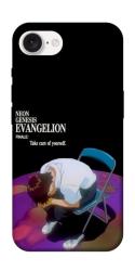 Чехол itsPrint Shinji sitting in the dark для Apple iPhone 16e (6.1")