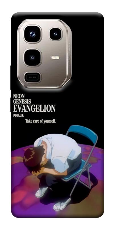 Чехол itsPrint Shinji sitting in the dark для Infinix Note 50 Pro 4G, аниме, купить оптом с доставкой
