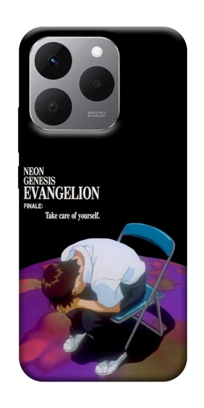 Чехол itsPrint Shinji sitting in the dark для Realme 15T, аниме, купить оптом с доставкой