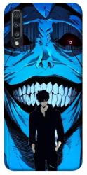 Чехол itsPrint Solo leveling blue vibe для Samsung Galaxy A70 (A705F)