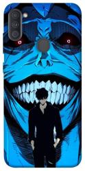 Чехол itsPrint Solo leveling blue vibe для Samsung Galaxy A11
