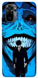 Чехол itsPrint Solo leveling blue vibe для Xiaomi Redmi Note 10 / Note 10s