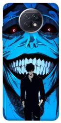 Чехол itsPrint Solo leveling blue vibe для Xiaomi Redmi Note 9 5G / Note 9T