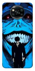 Чехол itsPrint Solo leveling blue vibe для Xiaomi Poco X3 NFC / Poco X3 Pro