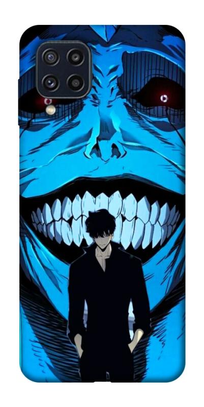 Чехол itsPrint Solo leveling blue vibe для Samsung Galaxy M32, аниме, купить оптом с доставкой