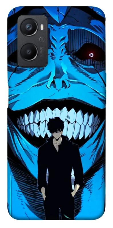 Чехол itsPrint Solo leveling blue vibe для Oppo A96, аниме, купить оптом с доставкой