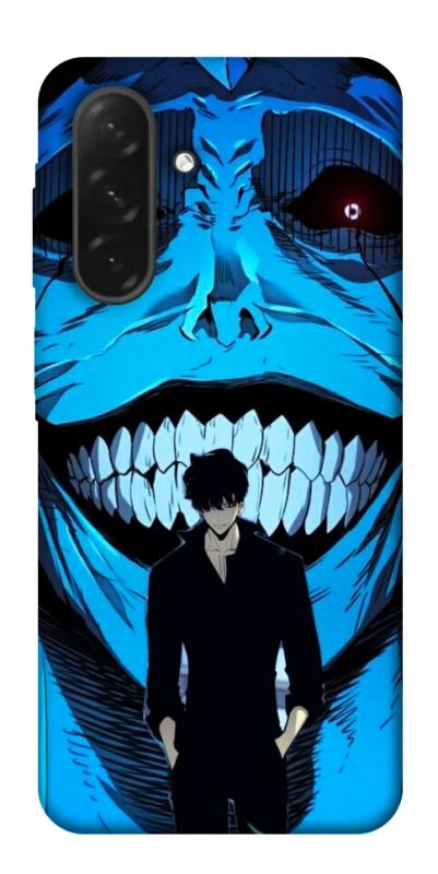 Чехол itsPrint Solo leveling blue vibe для Samsung Galaxy A26 5G, аниме, купить оптом с доставкой