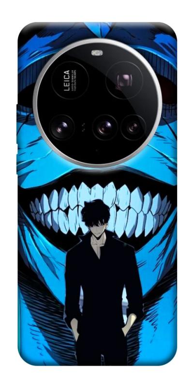 Чехол itsPrint Solo leveling blue vibe для Xiaomi 15 Ultra, аниме, купить оптом с доставкой