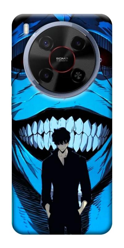 Чохол itsPrint Solo leveling blue vibe для ZTE Nubia V70 Max, аніме, купити оптом з доставкою