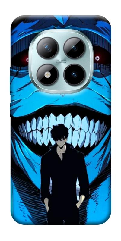 Чехол itsPrint Solo leveling blue vibe для Xiaomi Redmi Note 15 Pro 5G, аниме, купить оптом с доставкой