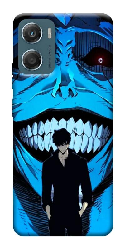 Чохол itsPrint Solo leveling blue vibe для Motorola Moto G06, аніме, купити оптом з доставкою