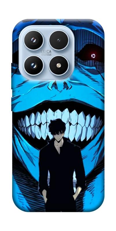 Чохол itsPrint Solo leveling blue vibe для Xiaomi 17 Pro, аніме, купити оптом з доставкою