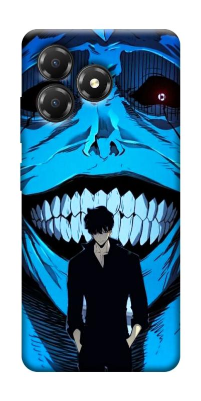 Чохол itsPrint Solo leveling blue vibe для ZTE Blade A36, аніме, купити оптом з доставкою